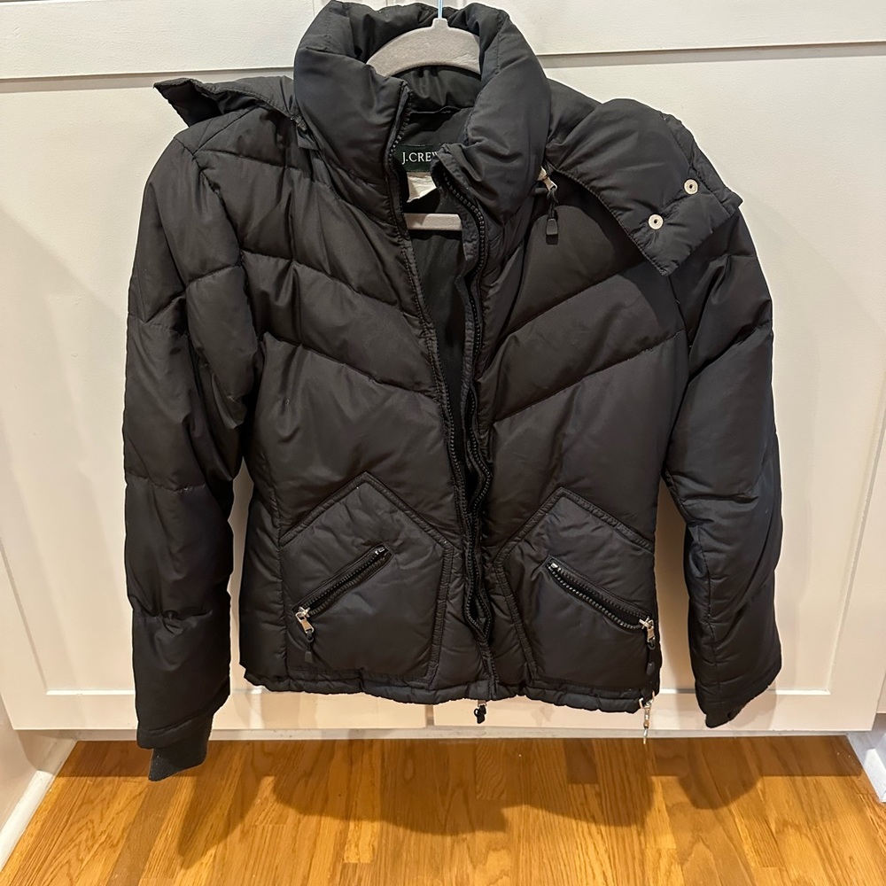 Jcrew Women’s Puffer Hooded Jacket XS/S